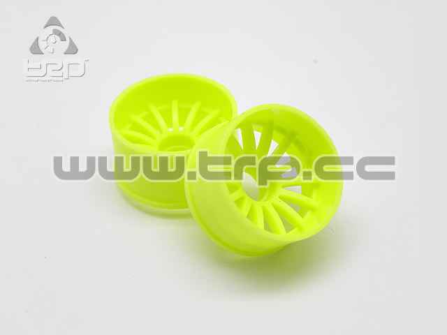 PN Racing Llanta MiniZ 2wd (R+1) 16 Rays Amarillo Fluor