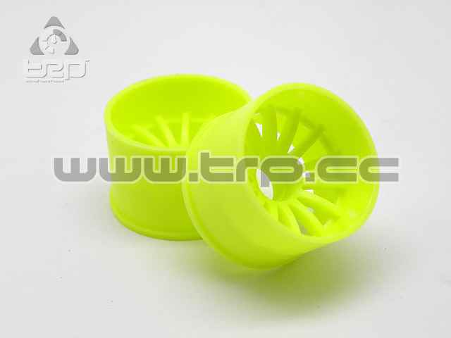 PN Racing Llanta MiniZ 2wd (R 14mm) 16 Rays Amarillo Fluor