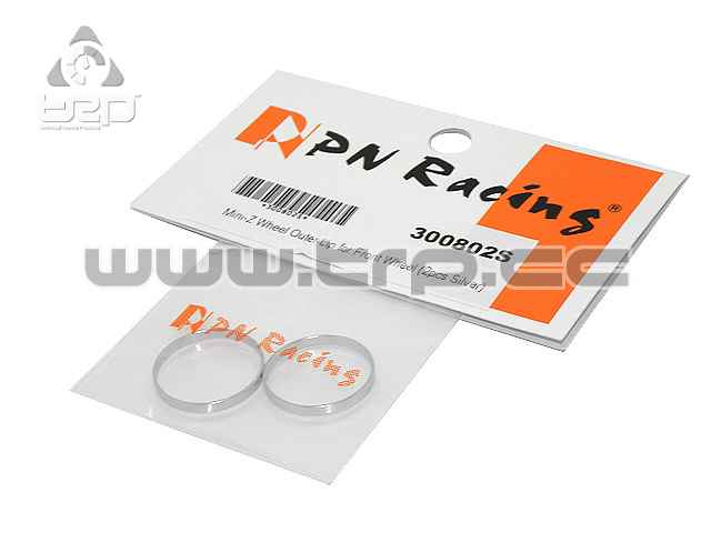 PN Racing Aro exterior para llanta Delantera en aluminio Plata